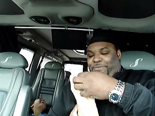 Guy tickles his wife S ticklish ebony soles in their car she loves it