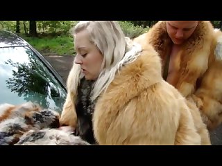 Fur fuck in the forest