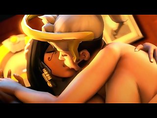 Mercy and pharah kissing extended loop 40 minutes pharmercy