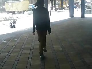 A guy with dreads totally fuck a polish dancers