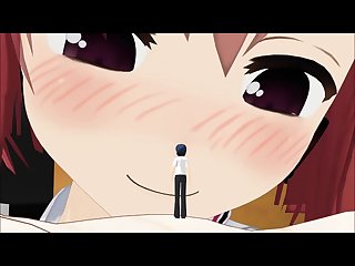 Mmd giantess shrinks boy femdom japanese anime animation
