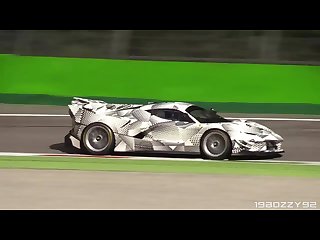 2018 Ferrari FXX K Evoluzione runs hard at Monza