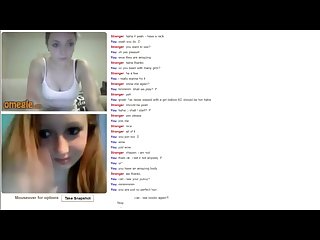 Two hot girls chatting with each other on omegle