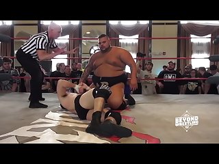 Another monster stud vs handsome hunk Wrestling tracy williams ace romero