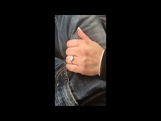 MILF Gives Handjob in Car with Wedding Ring Still On