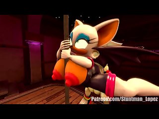 rouge the pole Dancer