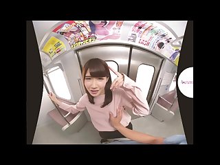 Tram Geek\'s Lucky Day! Japanese Teen VR Porn