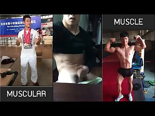 Sexy asian muscle guy