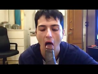 White young Mexican sucking bbc and eating cum
