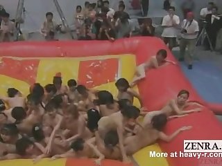 Japanese game show oil battle royal funny