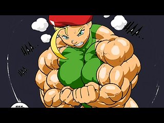 Cammy manga female muscle growth morphed