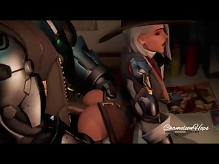 Ashe Gets Pounded - Overwatch (HD)