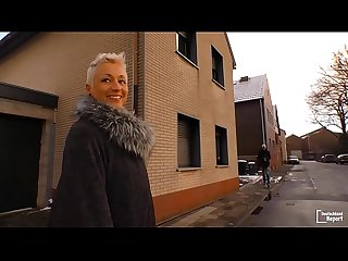 Deutschland report Mature german blonde delights in hardcore pickup and Fuck