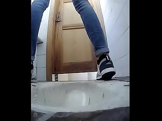 Hidden cam in school toilet pissing girl