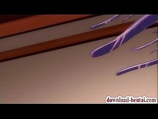 Innocent anime girls brutally tentacled
