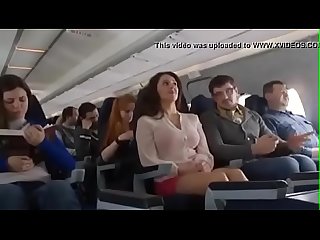 Mariya Shumakova Flashing tits in Plane- Free HD video @..