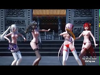 Hentai Gros seins groupe sexy la danse