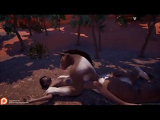 wildlife game animation 3d cow human sex furry monster fantasy a.