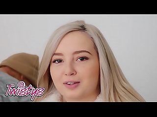 Blonde petite teens (Lexi Lore, Mackenzie Moss) love pussy - Twistys