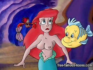 Famous girl mermaid Ariel hardcore orgies