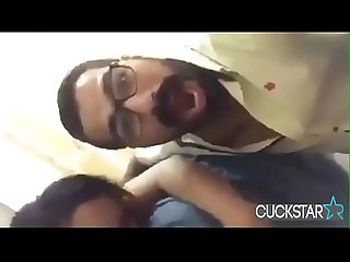 arab wife gets fucked infront of husband