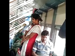 Tamil girl groping in train