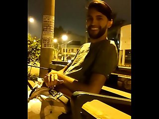 Jerking Off In Public In The Street Got Caught Multiple Times Nice Cumshot