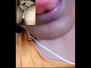 Manshi whatsapp video chat with her hot boyfriend