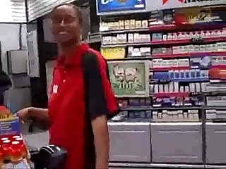 Quickie mart blowjob and swallows