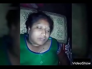 Desi Sleeping wife fucked
