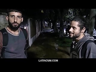 Two Traveling Spanish Latino Guys Fuck Each Other For Cash POV