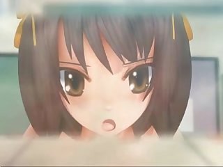 Haruhi suzumiya 4some 3d