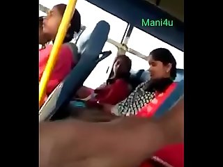 Public flashing in bus