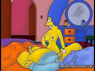 Marge simpsons छिपा हुआ orgies
