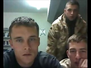Straight militay men naked on cam
