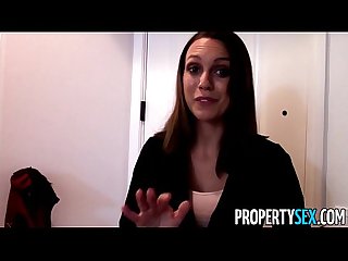 Propertysex motivated Real estate agent uses Sex to get New client