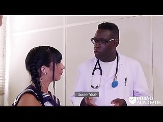 PORNO ACADEMIE - Brunette school girl Valentina Ricci anal fucked by doctor