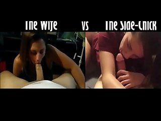 Wife vs sidechick view my profile for more amateur movies