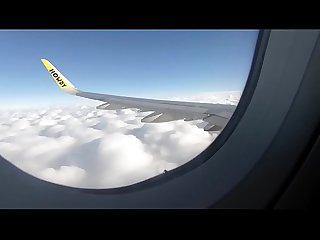 PUBLIC AIRPLANE Handjob and Blowjob - Lexi Aaane