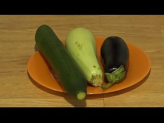 Organic anal masturbation with wide vegetables comma extreme inserts in a juicy ass and a gaping hol