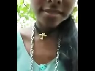 Village girl having sex in the forest