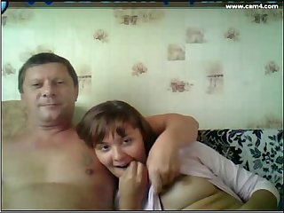 Dad and daughter watching tv comma i do this with my dad too
