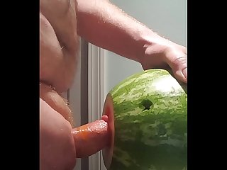 Stole a melon from my asshole neighbors garden and fucked it like a boss