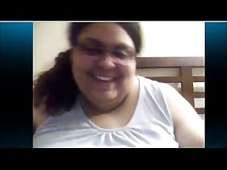 Chubby Boob Flash on Skype