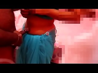 Desi house wife sucking and fucking in Saree with clear audio and loud moan