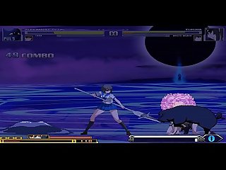 kuromaru plus VS Dengeki Bunko Fighting Climax 01 Hentai Mugen