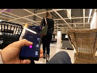 Public Remote Vibrator In Ikea And Restaurant - SFW By Letty Black