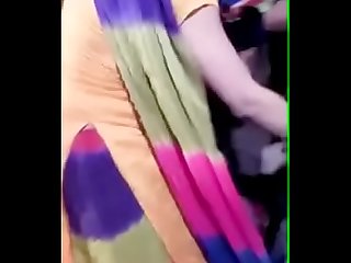 Salwar boob press