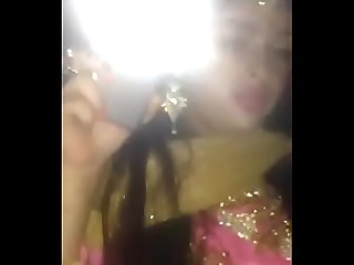 Paki girl cum and face show