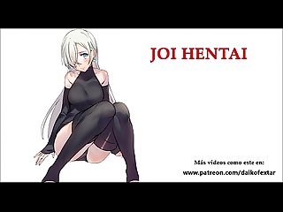 JOI hentai con Elizabeth, del anime ''los 7 pecados capitales'', en espa�ol.